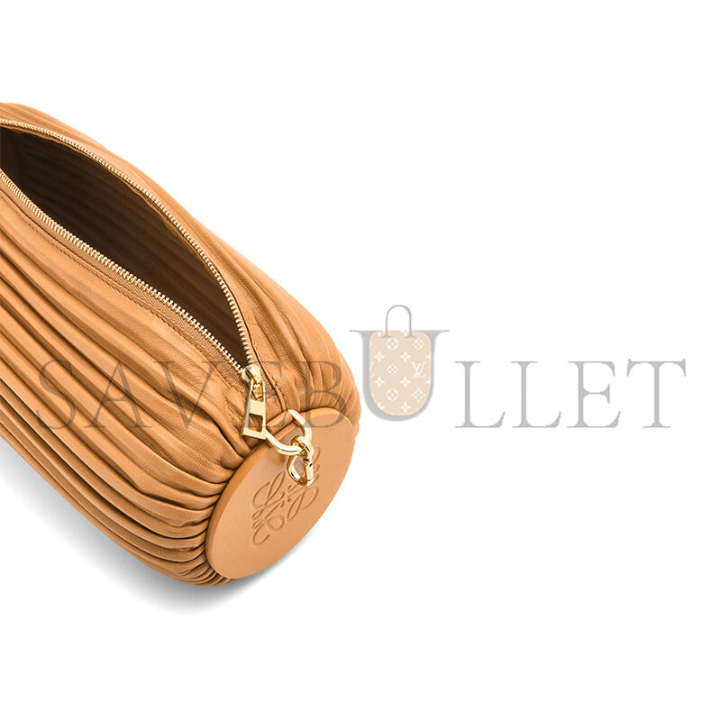 LOEWE BRACELET POUCH IN PLEATED NAPPA LAMBSKIN A912P84X27 (25*10*10cm)